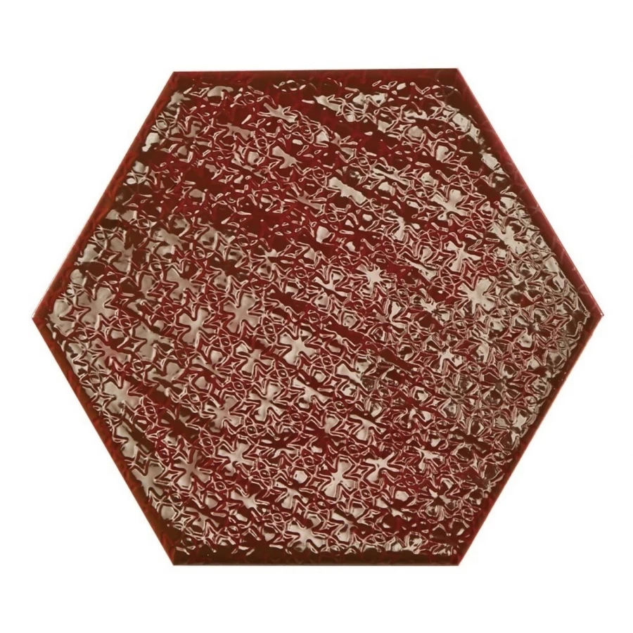 Керамогранит Prissmacer Rain Bordeaux Mist dec 22,8х19,8 см