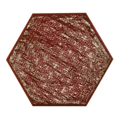 Керамогранит Prissmacer Rain Bordeaux Mist dec 22,8х19,8 см