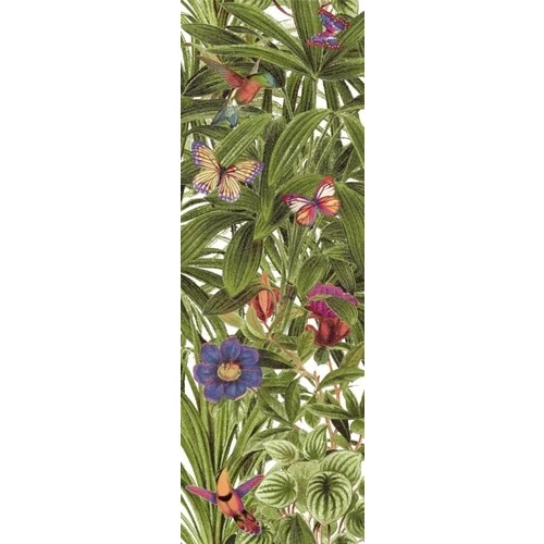 Плитка настенная Maritima Ceramics Robinson Бордюр Cenefa глянцевый зеленый 30х10 см