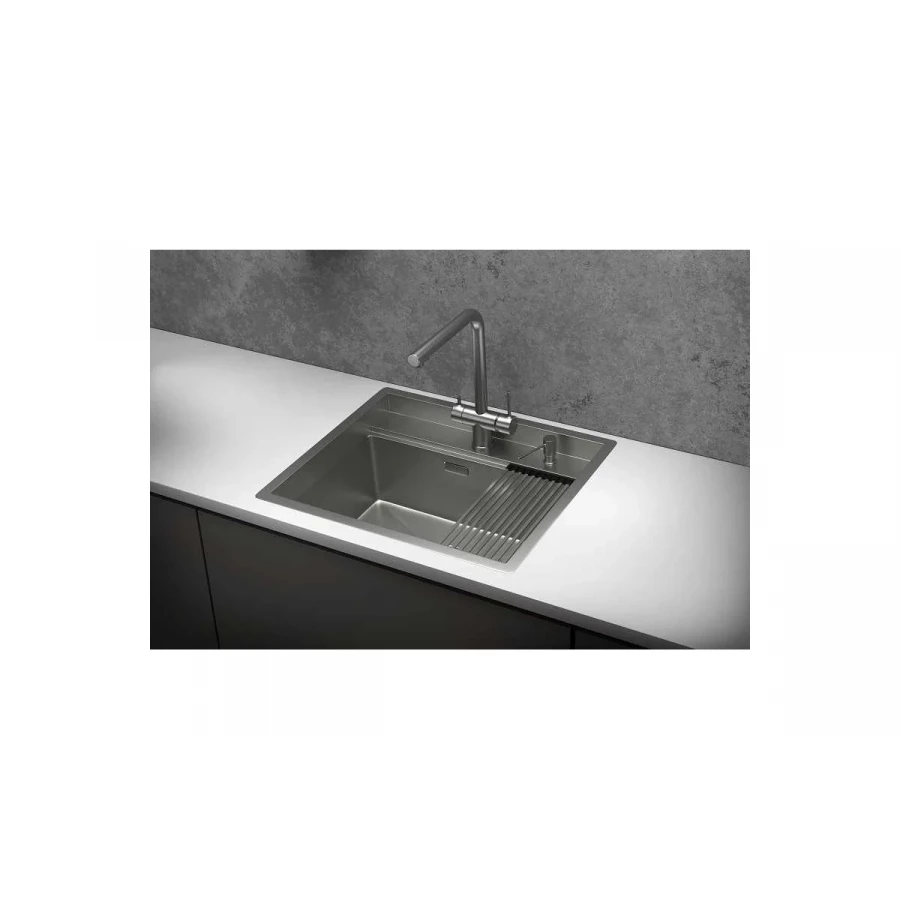 Кухонная мойка Granula Kitchen Space 6051, сталь матовая