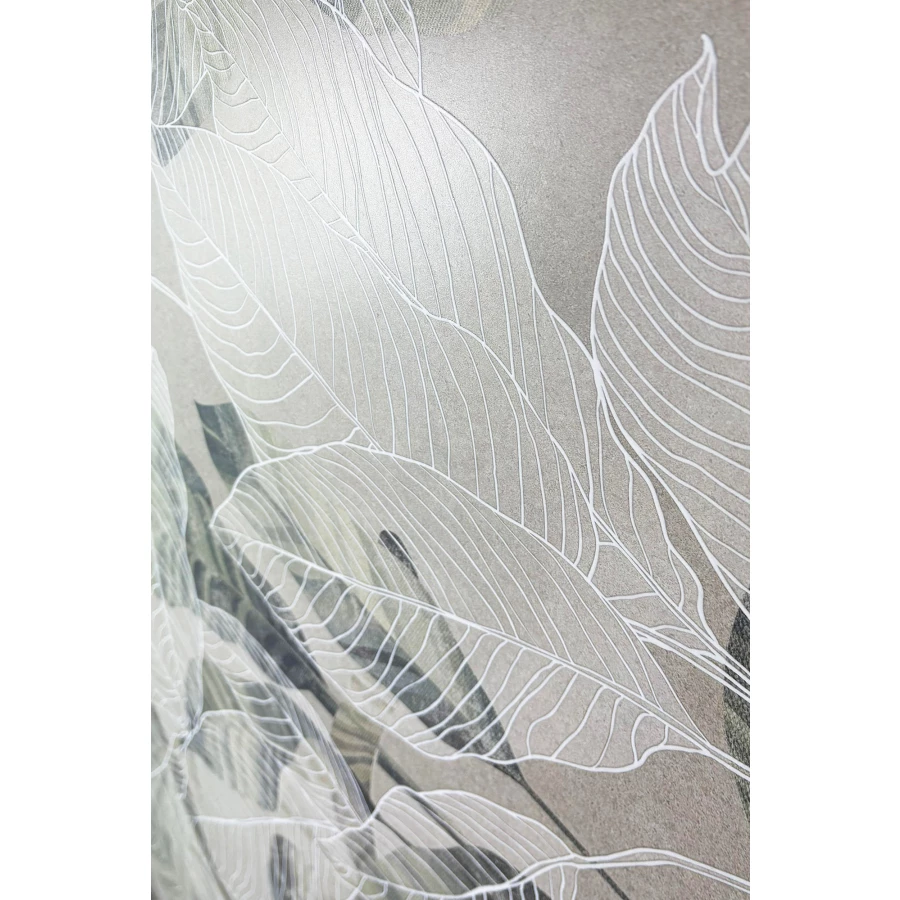 Декор Creanza Crayon Grey Decor Shape+Glue Art 3D-глазурь матовый зелёный SH1006-D 120х60 см