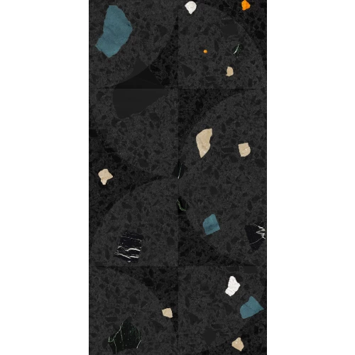 Керамогранит Creto Cray dark geometry 30х60 см