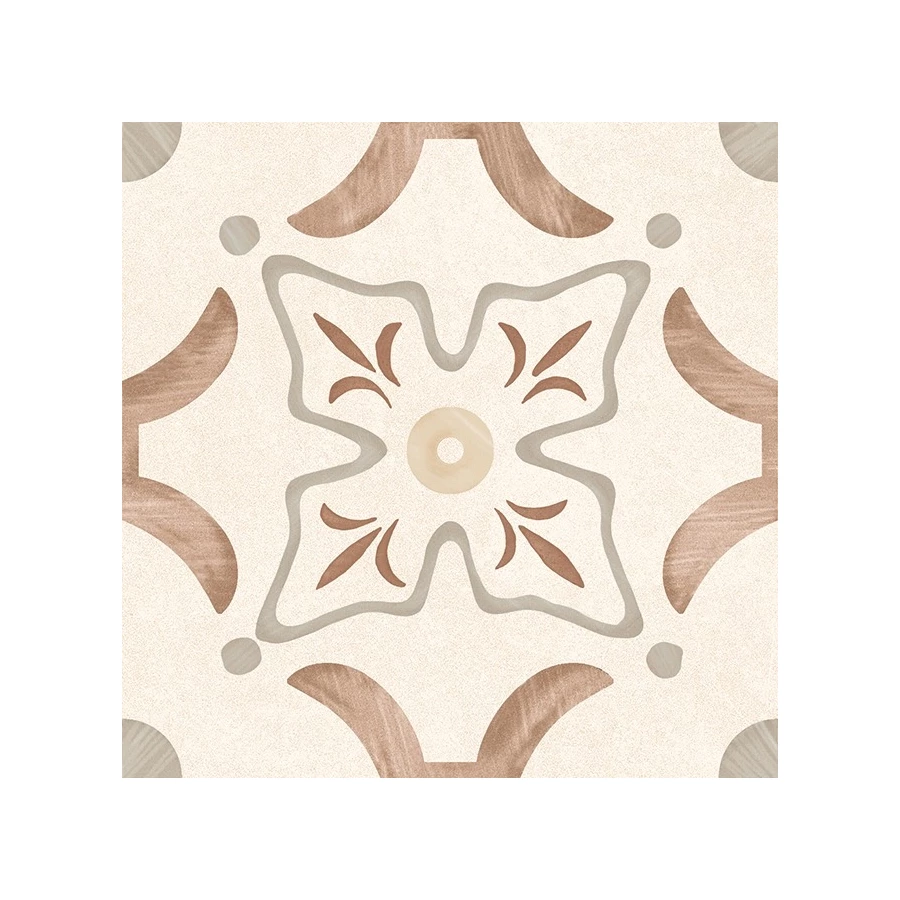 Керамогранит Motto Velvet Clay Decor 3 матовый бежевый N100199 20x20 см