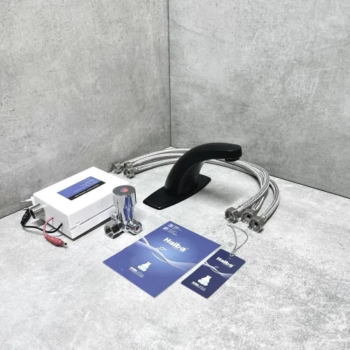 Смеситель для раковины Haiba сенсорный черный HB523-7