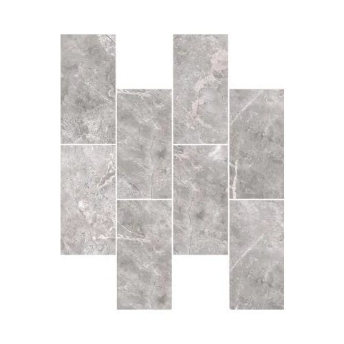 Мозаика Vitra Marmori Кирпичная кладка Холодный Греж серый 35,5х29 см