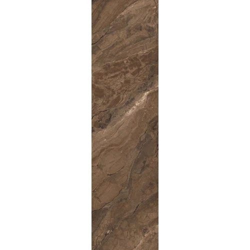 Керамогранит Adicon Slab Illusion Bronze Milagro глянцевый коричневый 300х80 см