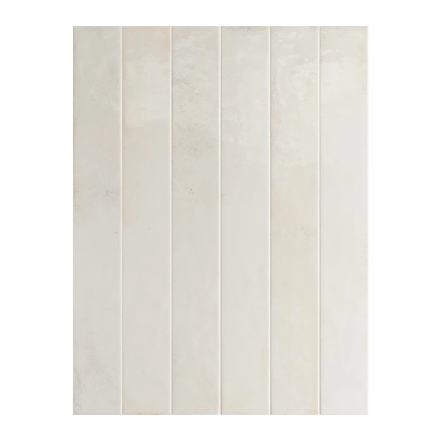 Плитка керамическая Equipe Бали Вхите / Bali White глянцевая белая 31544 40х5 см
