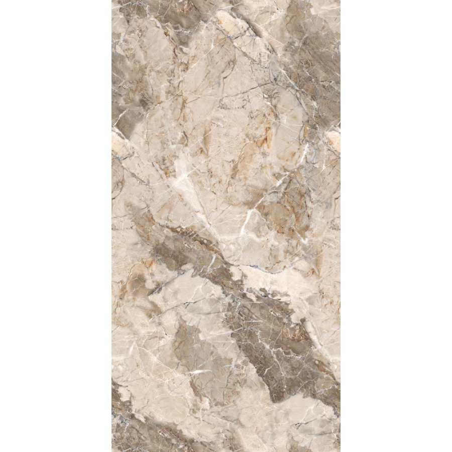 Керамогранит Gresant Castano Brown Glossy Endless глянцевый коричневый ROL83978 120х60 см