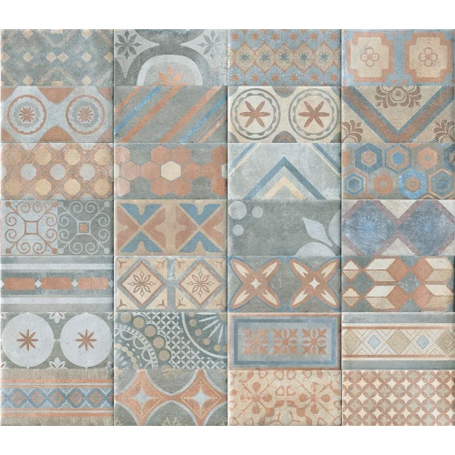 Керамогранит CIR New Orleans French Quarter Royal Street матовый многоцветный 1049579 20х10 см