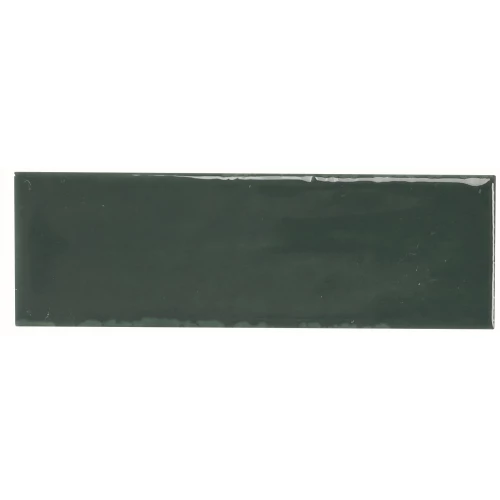 Керамогранит Monopole Artisan Green Bottle 002484 глянцевый темно-зеленый 15x5 см