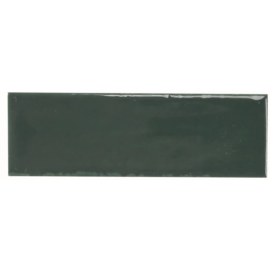 Керамогранит Monopole Artisan Green Bottle 002484 глянцевый темно-зеленый 15x5 см