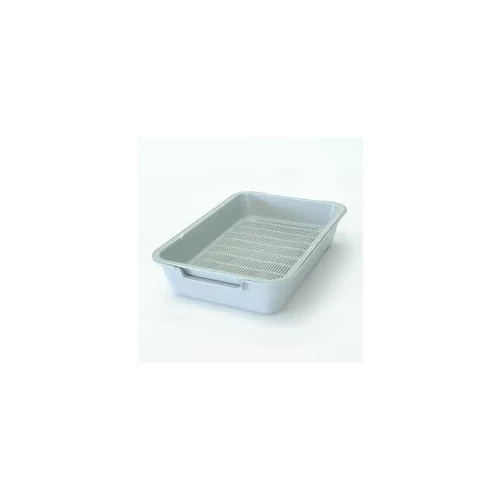 Туалет для кошек с сеткой на ножках 2 см Homecat Бюджет серый 3519561 37х27х8 см