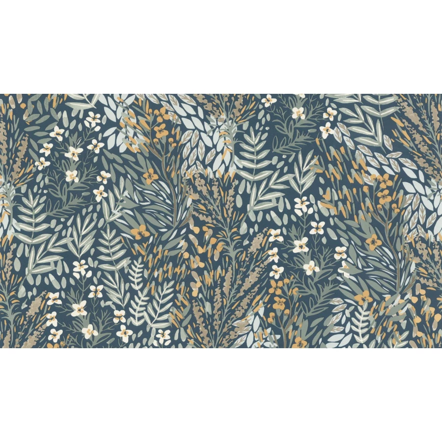 Обои винил на флизелине Lutece Jardin D'eden Желтый Зеленый Синий 51202611 10,05x0,53 м