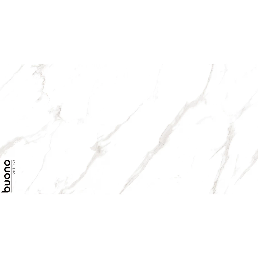 Керамогранит Buono Marble Carrara Livia Glossy белый M4401P 120х60 см