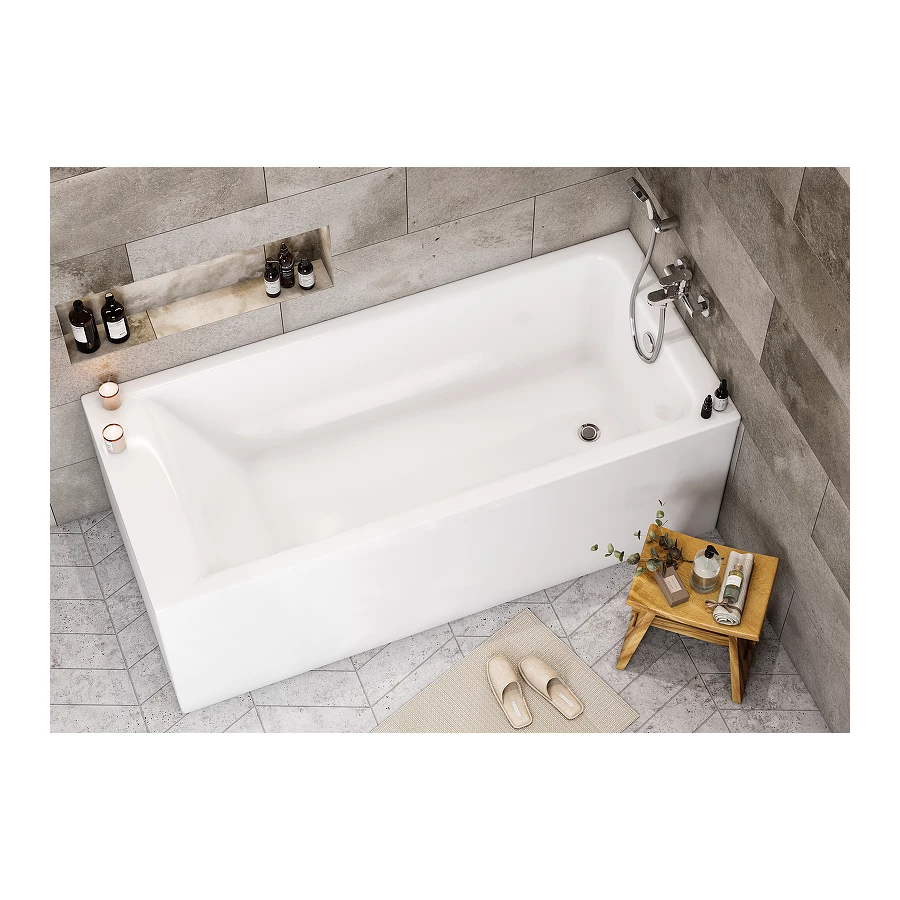 Ванна акриловая Roca Easy прямоугольная белая Z.RU93.0.762.4 170x80 см