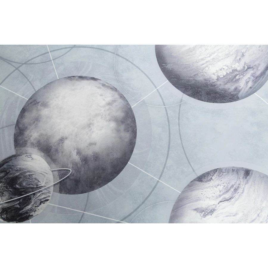 Обои флизелиновые Palitra Home HomeColor Planets серые HC71987-64 1,06х10,05 м