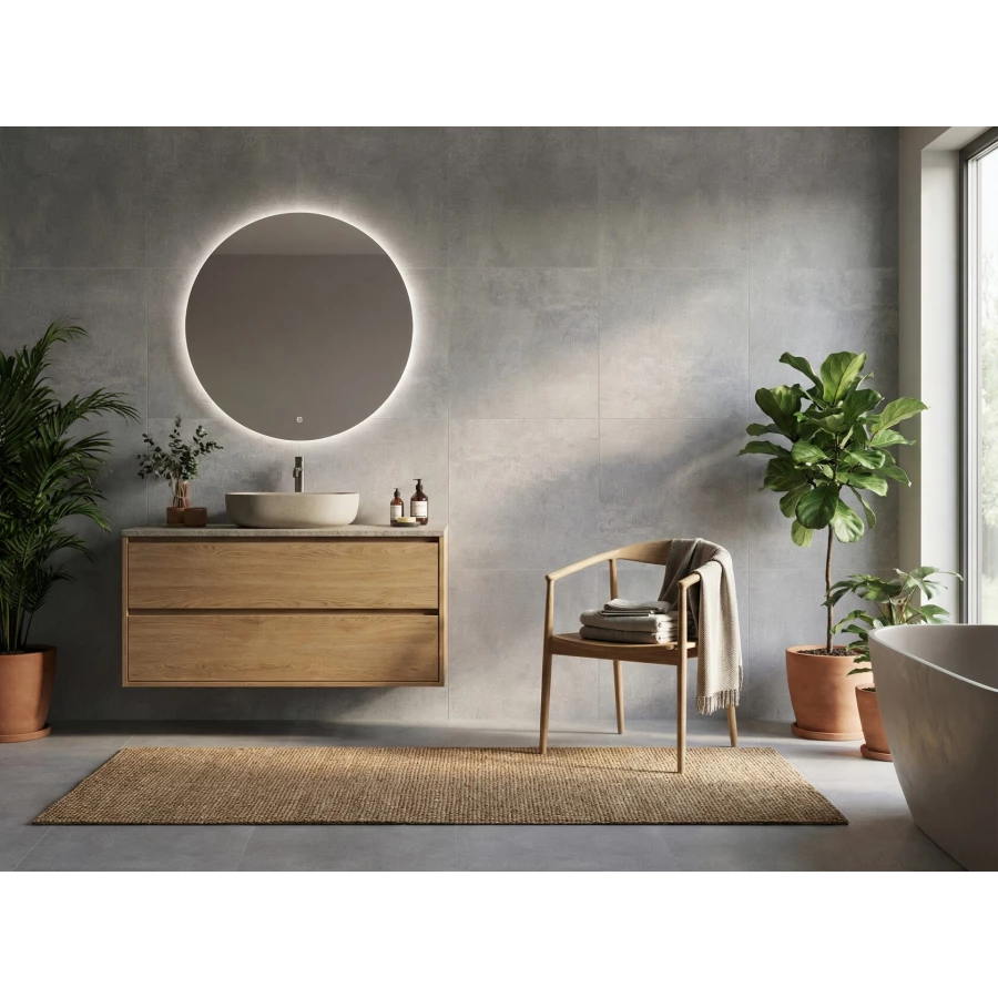 Керамогранит Vizavi Ceramica Цемент матовый серый ZA-L60309 60х60 см