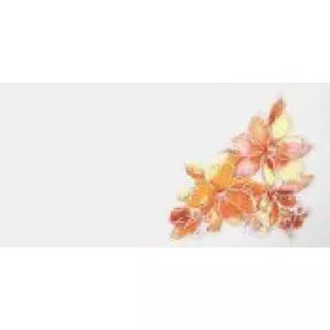 Вставка Lasselsberger Ceramics Акварель 4 оранжевый 1641-0045 20х40