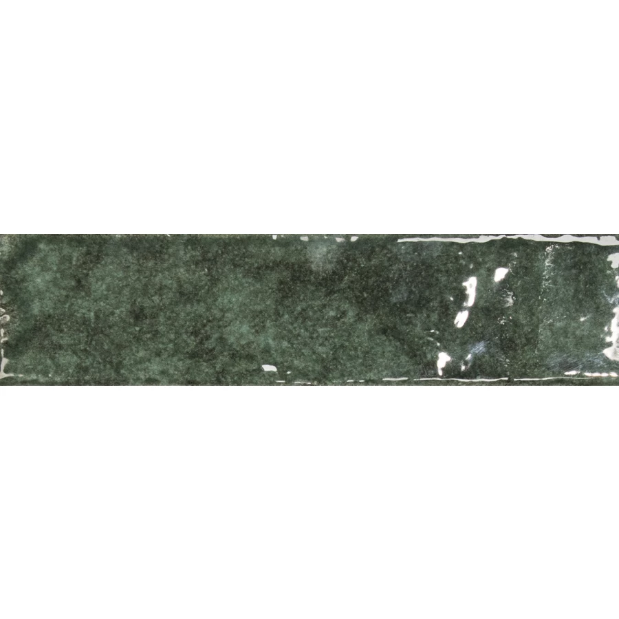 Керамогранит DNA Mediterraneo Oliva глянцевый зеленый 28х7 см