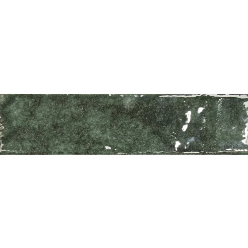 Керамогранит DNA Mediterraneo Oliva глянцевый зеленый 28х7 см