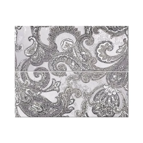 Панно Azori Sfumato Grey Paisley из 2 частей 40,2х50,5 см 