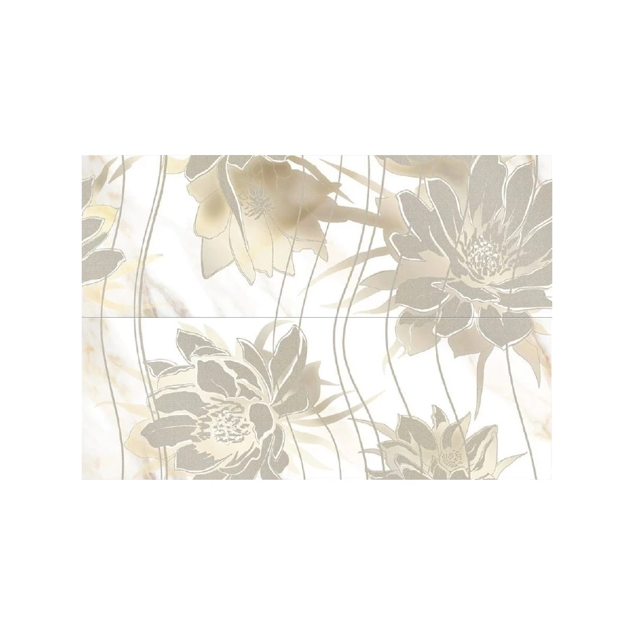 Панно из 2 шт. Eletto Ceramica Calacatta Oro Floris 587882002 48,4*70 