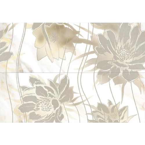 Панно из 2 шт. Eletto Ceramica Calacatta Oro Floris 587882002 48,4*70