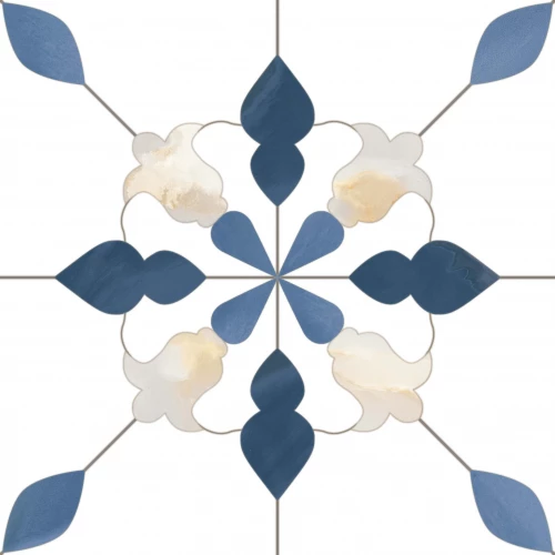 Керамогранит Monopole Aramis Zafiro матовый многоцветный 18,7x18,7 см