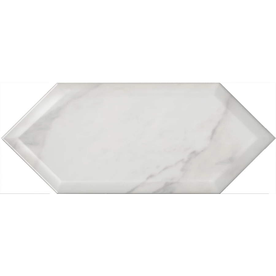 Плитка настенная Kerama Marazzi Келуш грань белый 35009 34х14 см