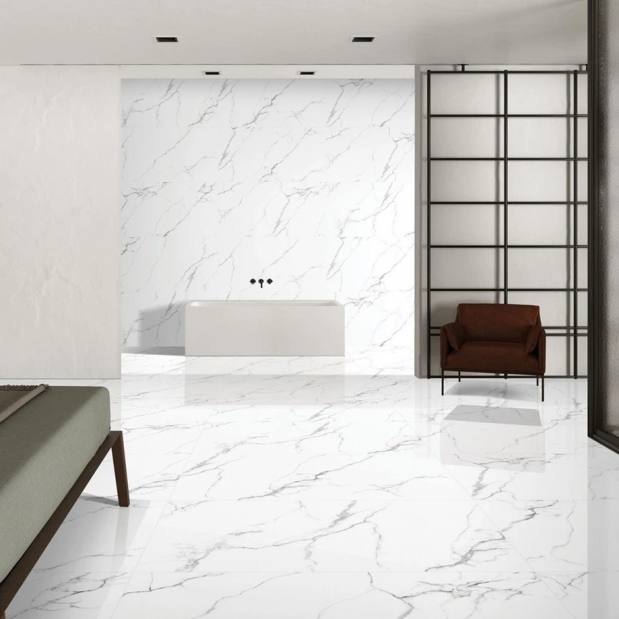 Керамогранит Neodom Sale Mckinley Polished глянцевый белый N20420 160x80 см