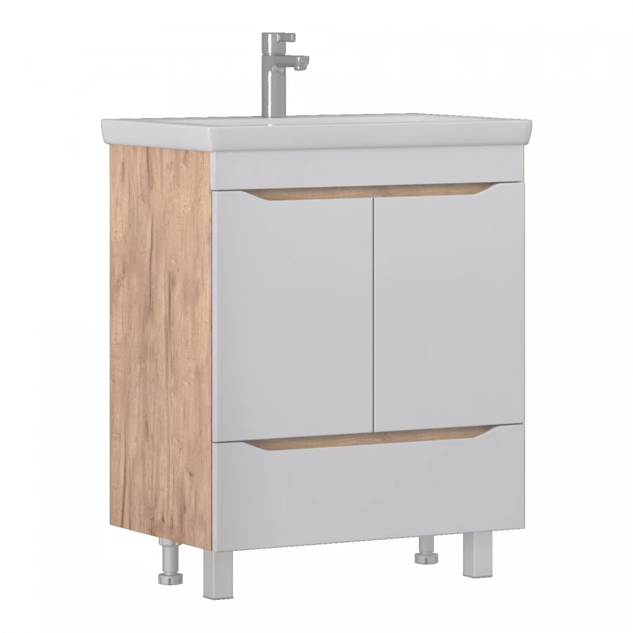 Тумба под раковину Vigo Grani 700-2-1 дуб золотой 285 дуб золотой