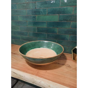 Керамогранит Dune Ceramica Agadir Selva глянцевый зеленый 188570 28х7 см