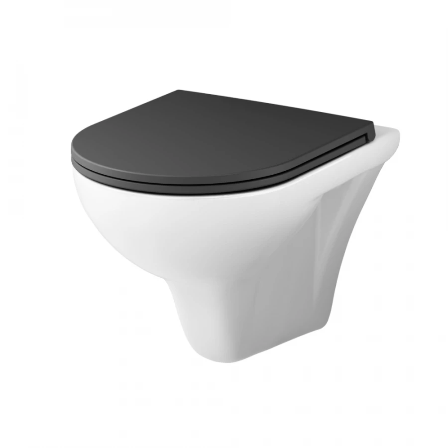 Унитаз Am Pm Gem подвесной FlashClean с сиденьем микролифт C901700SCmb