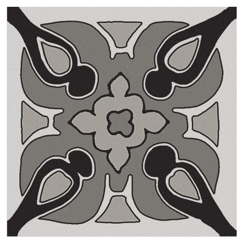 Вставка Kerama Marazzi Анвер 3 серый OS\A177\21052 4,85х4,85 см