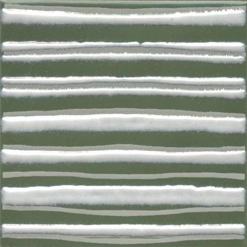 Плитка настенная Kerama Marazzi Бахия 3 Декор глянцевый зелёный KMD3STA023GN 9,8x9,8 см