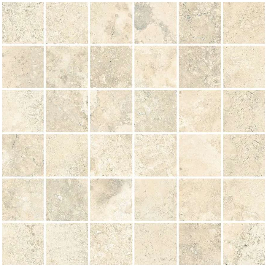 Керамогранит ColiseumGres Aurelia Аурелия Мозаика Уайт матовая белая 610110001299 30х30 см