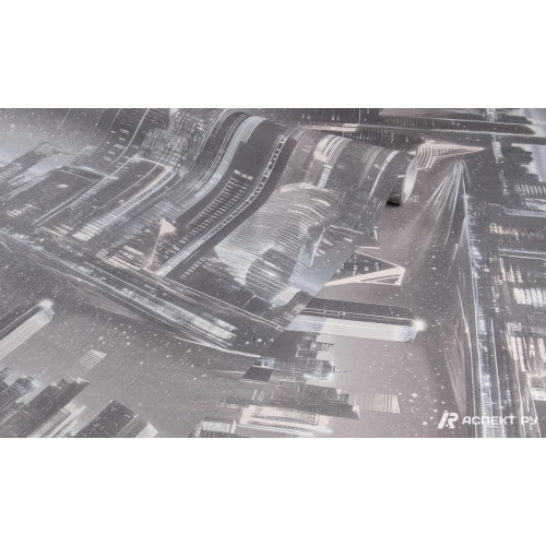 Обои флизелиновые Аспект Сингапур серые 70618-42 1,06х10,05 м