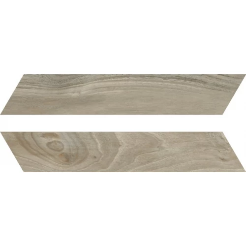 Керамогранит Rondine Woodie Green Chevron натуральный 7.5x40.7х7,5 см