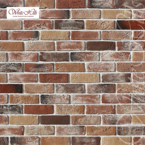 Плитка под кирпич White Hills Кельн Брик 323-90 21х6,5х0,6 - 1,1 см