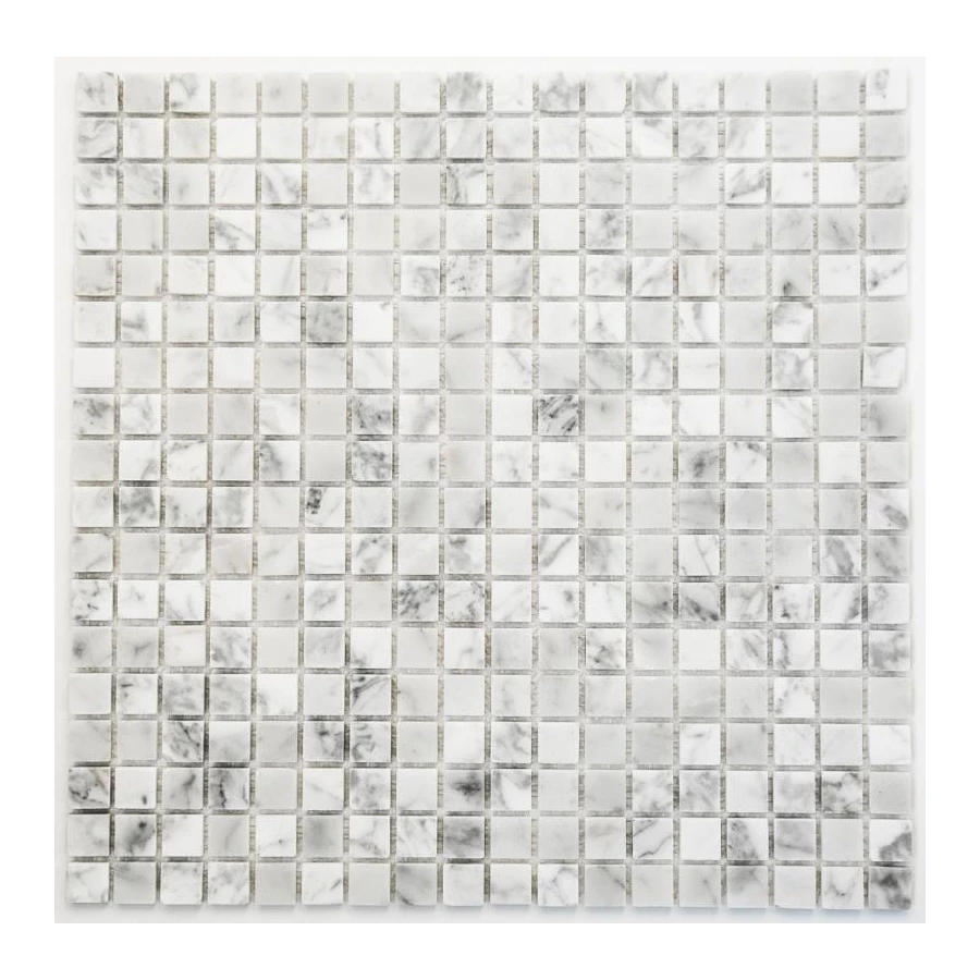 Мозаика Bonaparte Каменная мозаика Toronto Pol 15х15 белая 30,5х30,5 см