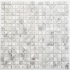 Мозаика Bonaparte Каменная мозаика Toronto Pol 15х15 белая 30,5х30,5 см