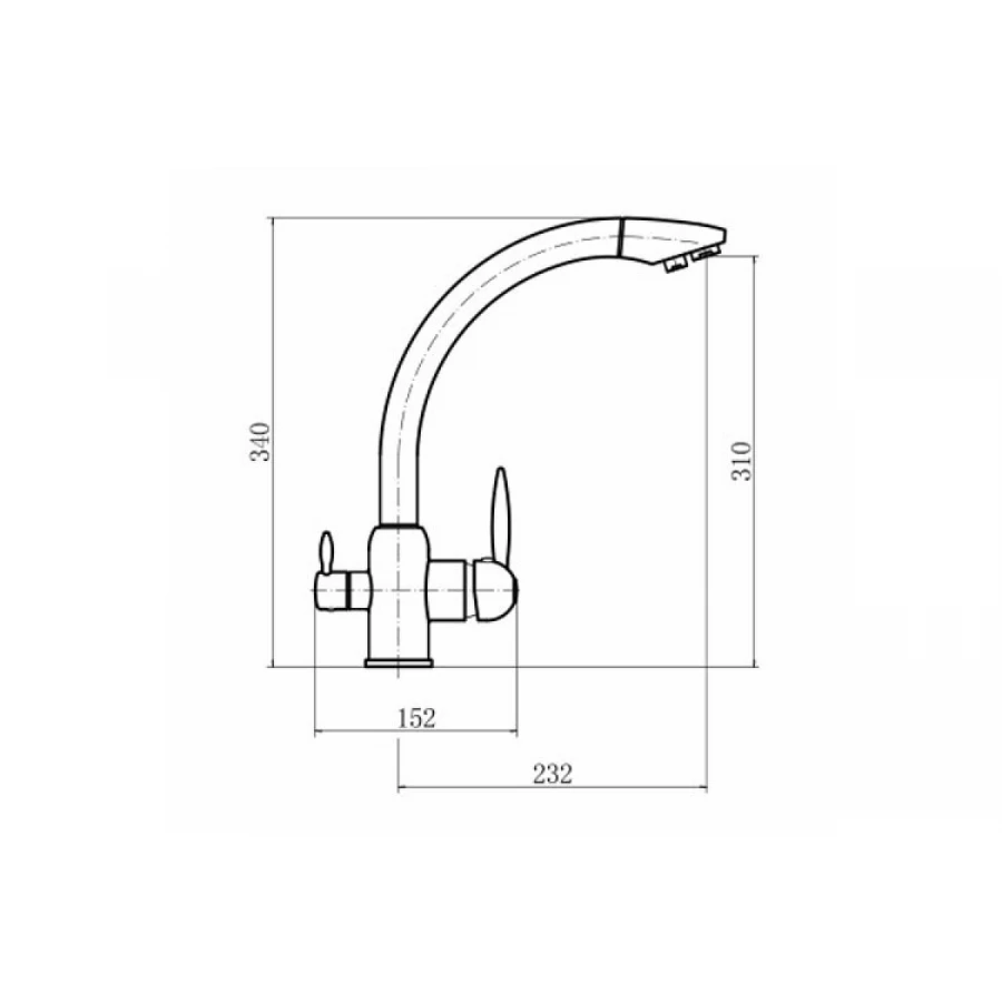 Смеситель для кухни Fashun A4399