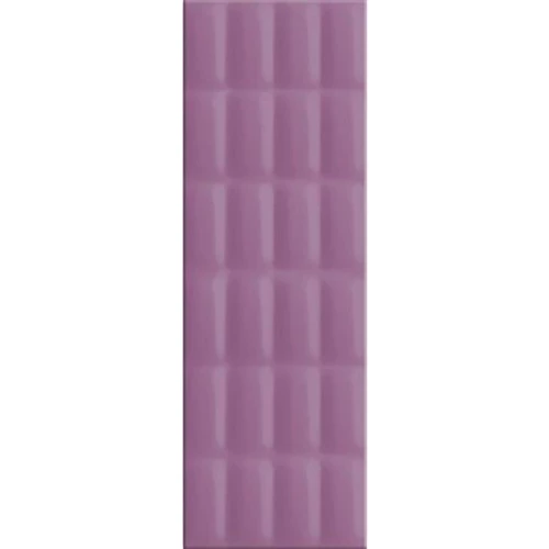 Плитка настенная Meissen Keramik Vivid Colours Pillow Structure фиолетовый 25х75 см