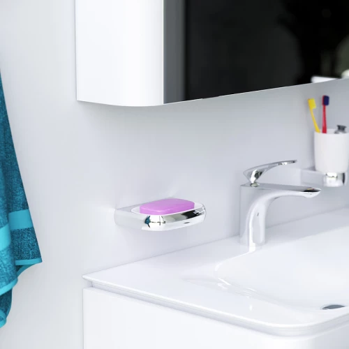 Мыльница стеклянная с настенным держателем Am Pm Sensation A3034200