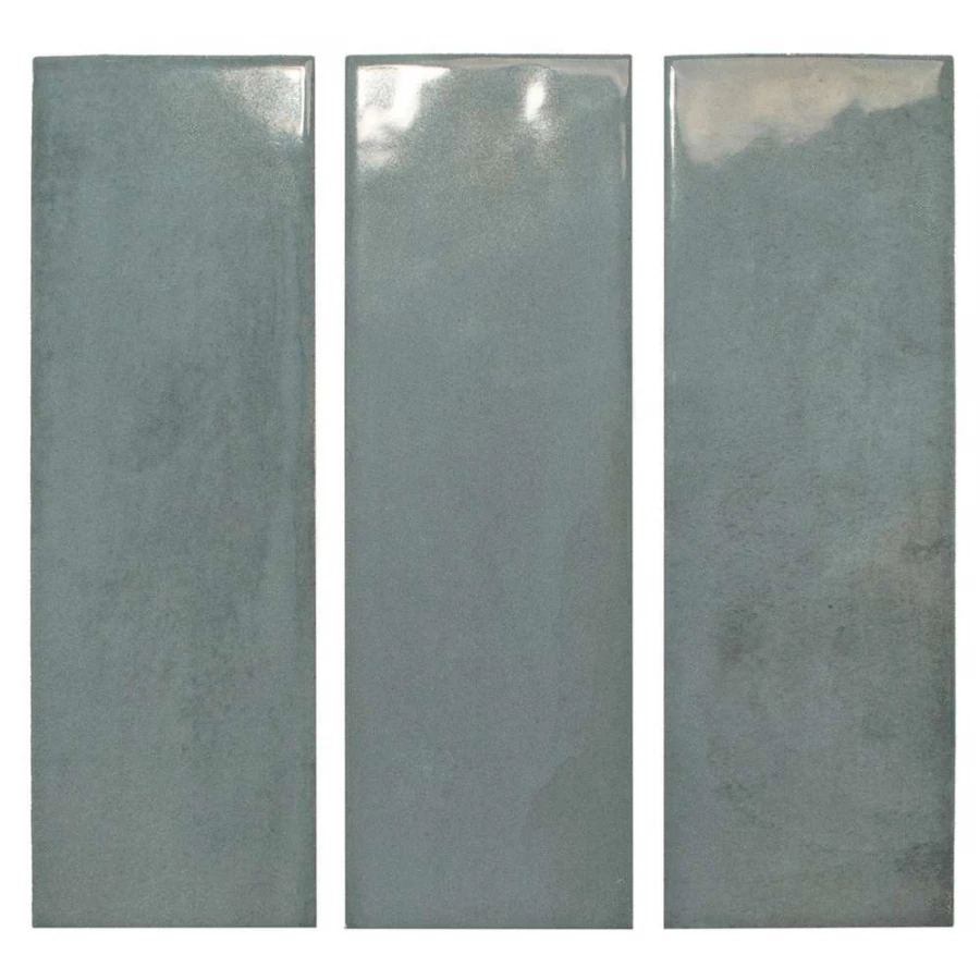 Плитка настенная DNA Tiles Calema Ocean глянцевая синяя 136308 16х5,2 см