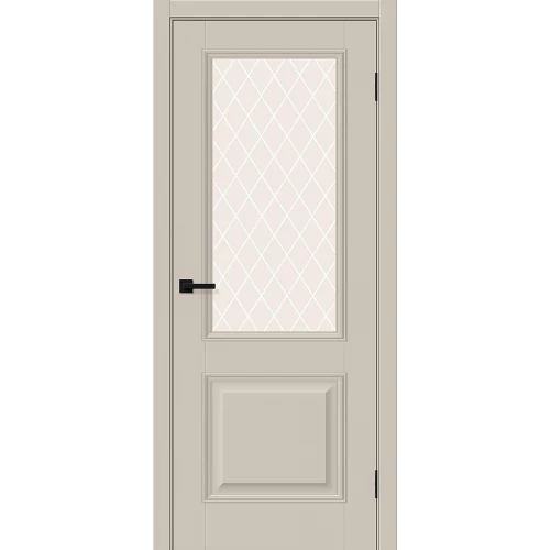 Межкомнатная дверь El Porta Классик-13 200x90 экошпон Classic полотно White Сrystal цвет Cream Silk