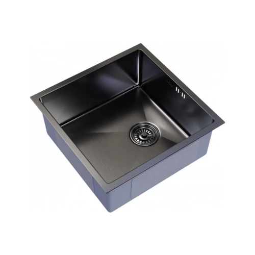Мойка MixLine PRO подстольный монтаж вып 3 1/2 20 см с сифоном 547226 45х45 см