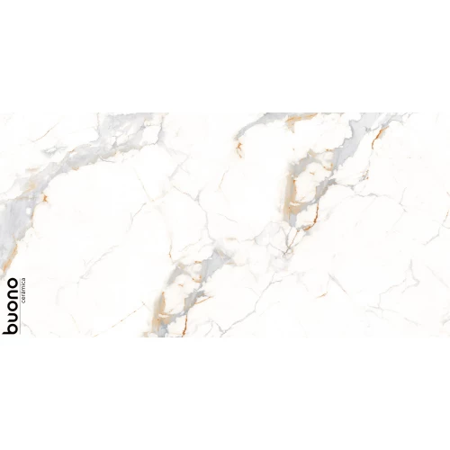 Керамогранит Buono Marble Аletta Glossy белый M4406P 120х60 см