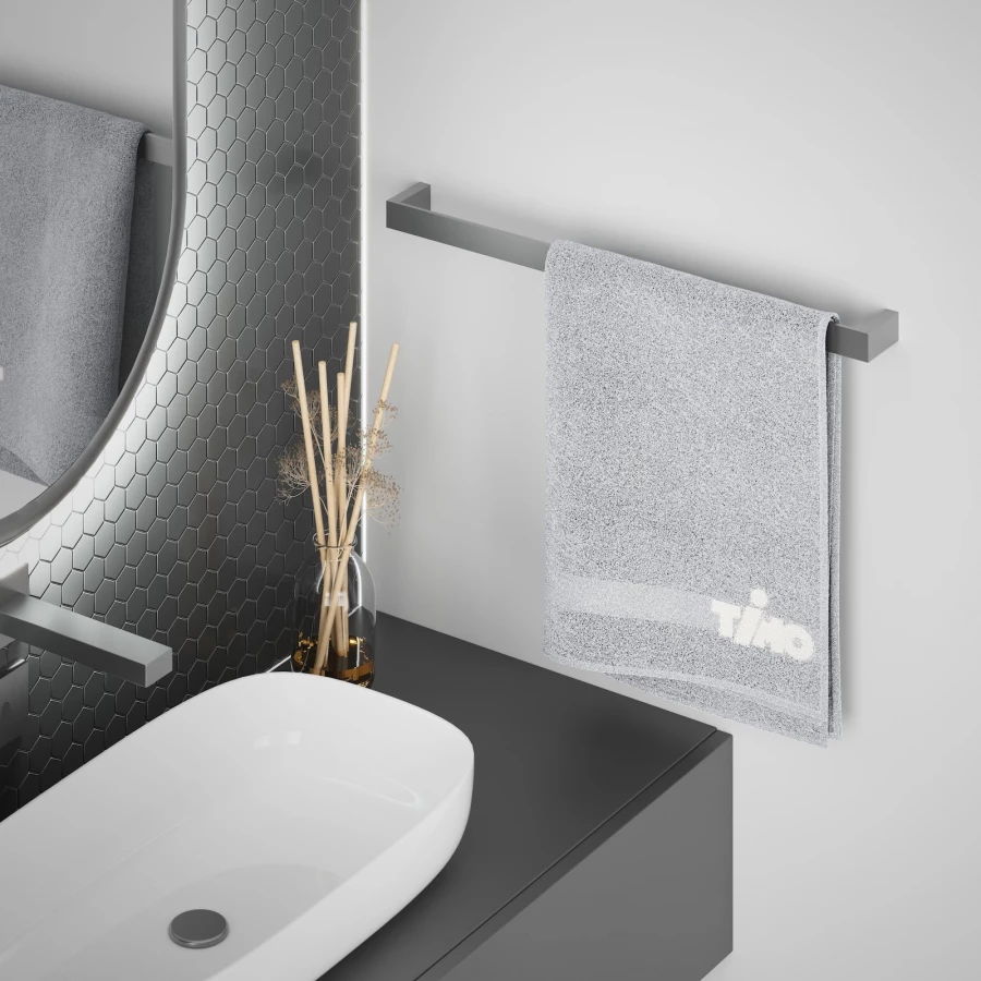 Держатель Timo Petruma для полотенец черное золото 15253/18