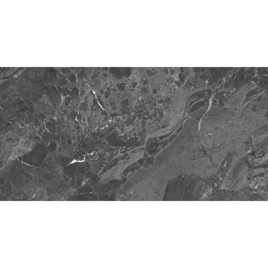 Керамогранит Delacora Greiny Dark sugar-эффект 60120GRY99 120х60 см